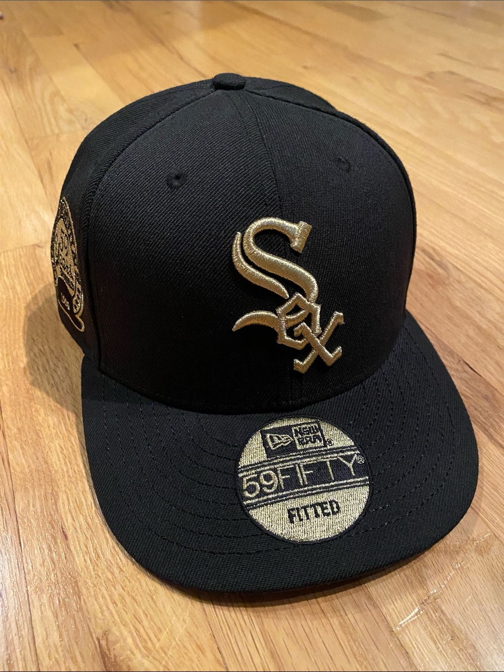 Chicago White Sox New Ear 59Fifty 59 Year Anniversary Fitted Hat